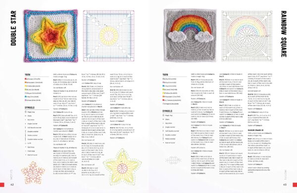 Yarn star and rainbow creations