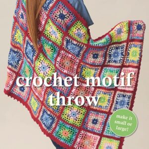 Heirloom magazine cover with crochet throw
